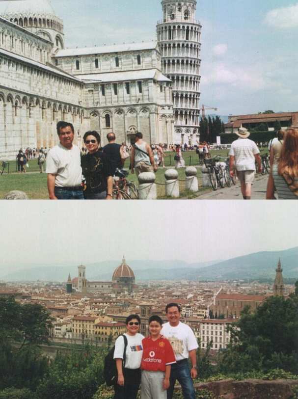 Pisa dan Florence (Firenze), Italia, 2001 : Thursday : 19. July 2001